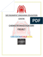 Chemistry Project Done