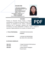 Curriculum Vitae Docente Modificado