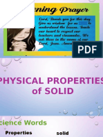 Identifying Properties of Solid