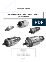 Jetcat P60 / P70 / P80 / P120 / P180 / P160 / P200: Instruction Manual