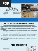 Physical Preparation