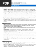 Leadership Model