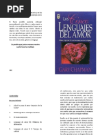 Los Cinco Lenguajes Del Amor