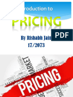 Marketing Pricing