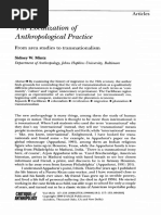 Localization of Anthropological: The Practice