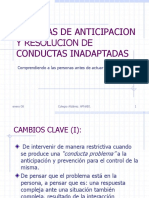 Tecnicas de Anticipacion y Resolucion de Conductas Inadaptadas