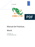 Manual Ejercicios y Practicas en Word