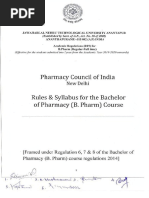 R19 Regulations Course Structure and Syllabi of B. Pharmacy