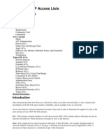 Configuring IP Access Lists: Document ID: 23602