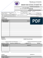 Senior High School Student Permanent Record: Republic of The Philippines Department of Education