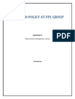 Dividend Policy at FPL Group PDF