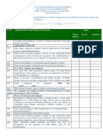 CDSCO Checklist For Cosmetic Registration in India