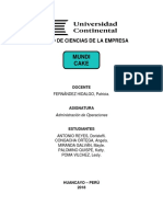 Informe de Mundi Cake