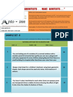 Sample Paper Aptoinn Nata Sample Model Question Paper - 9