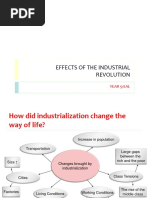 Effects of The Industrial Revolution