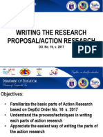 Writing The Research Proposal or Action Research 2 Hrs