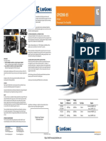 LiuGong CPCD30-35 Forklift Brochure