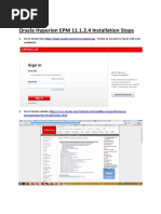 Oracle Hyperion EPM 11.1.2.4 Installation Steps
