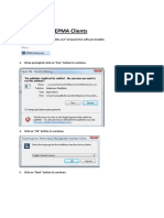 How To Install Epma Clients: 1. Double-Click On "Epmaclients - Exe" To Launch The Software Installer