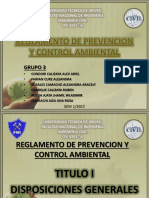 Reglamento de Prevencion y Control Ambiental