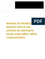 Manual de Operacion Del Modelo Tipo de L