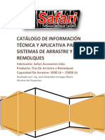 Catálogo de Información Técnica y Aplicativa para Tiros de Arrastre y Remolques