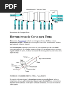 Herramientas de Corte Torno