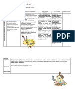 Planificación Plastica de Segundo