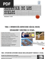 TEMA 1 Mecánica de Los Suelos. Prof. Francisco Pinto PDF