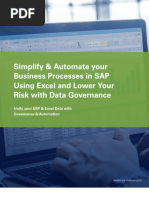 Innowera Ebook - Simplify and Automate Your Business Processes in SAP Using Excel and Lower Your Risk With Data PDF