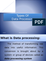 5 - Types of Data Processing