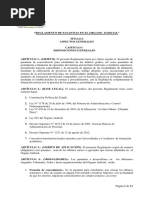 Regl de Pasantias en El Organo Judicial PDF