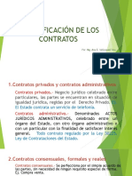 Clasificación de Los Contratos