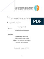 Ansiedad en El Adulto Mayor Monografía Final