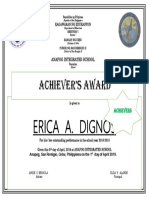 Sample Certificate