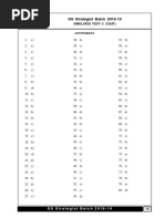 GS Strategist Batch 2018-19: Simulated Test-2 (Csat)