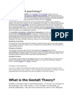 What Is Gestalt Psychology