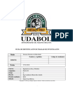 Ficha de Identificación de Trabajo de Investigación