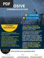 Purposive Communication: An Introduction