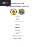 Informe 8 Control Simultaneo de Motores Flores H, Villamarin C, Solis A