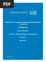 Abu Dhabi Occupational Safety and Health System Framework (Oshad-Sf) Code of Practice