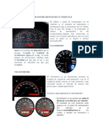 Tablero o Panel de Instrumentos de Un Vehiculo