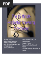 15 Minute Psych Assessment Presentation PDF