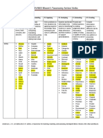 1 Blooms Taxonomy Action Verbs