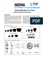 FE 1400 V Belt Drive Selection For Fans