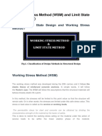 Working Stress Method (WSM) and Limit State Method (LSM)