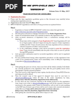 Sae Nis Effi-Cycle 2017 "SEASON-8": Team Registration Guidelines