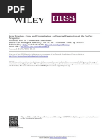 Social Structure, Crime and Criminalization-An Empirical Examination of The Conflict Perspect