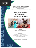 Manual de Practicas de Clinica de Perros y Gatos