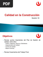 Calidad en La Construccion ESCUELA DE POSGRADO UPC